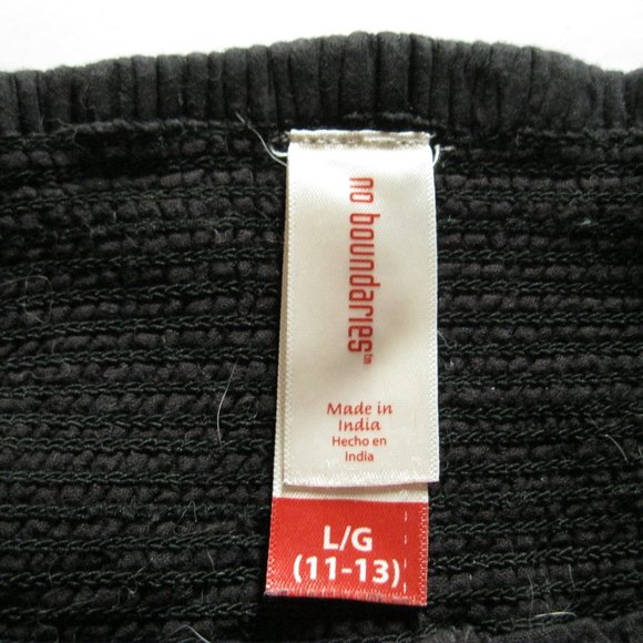 No Boundaries Black Ruffle Lace Mini Skirt - Picture 7 of 8